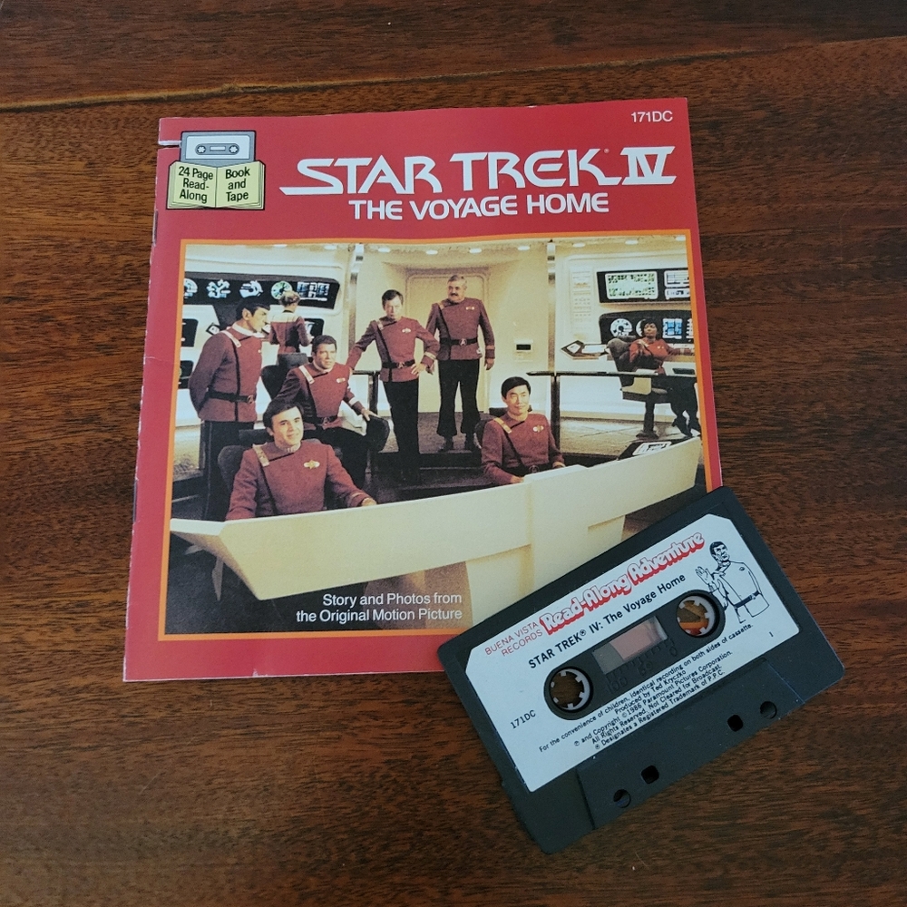 1983 Star Trek Motion Picture Read Along Adventure Cassette "The Voyage Home"
